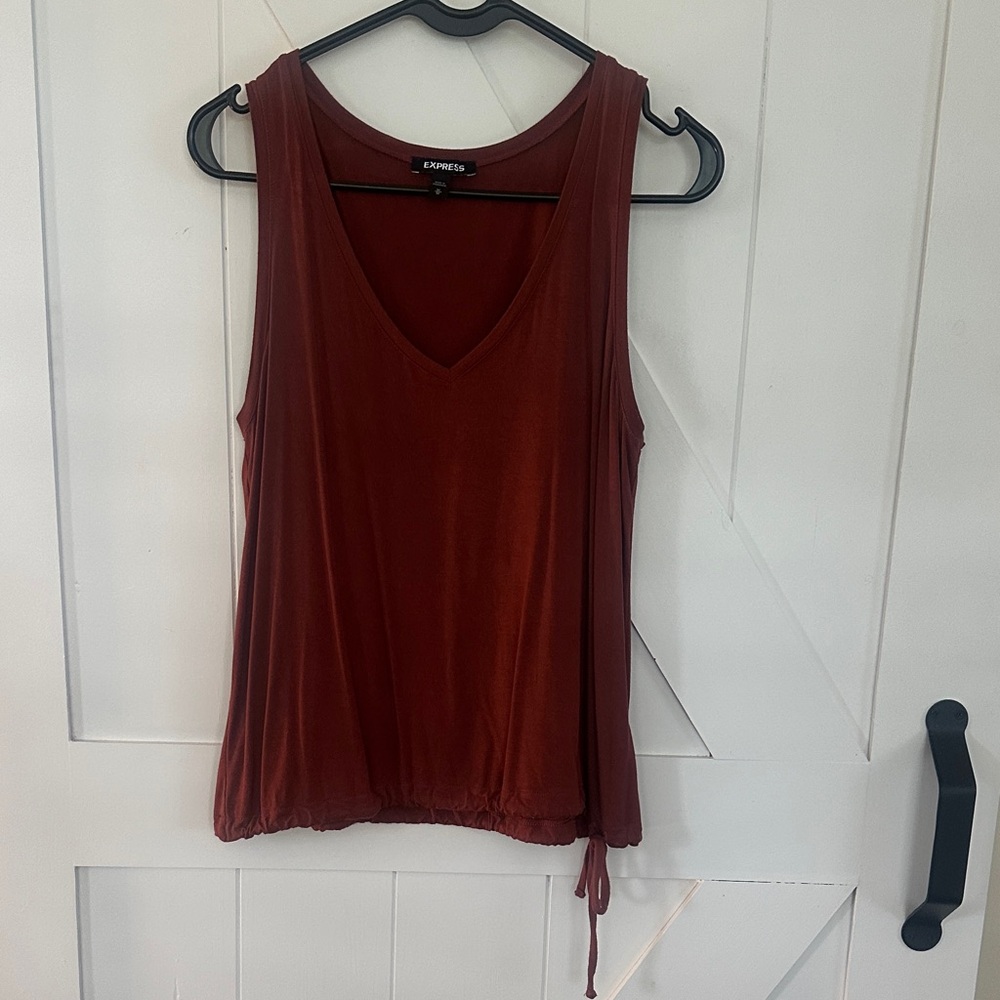 Express Women's Brown Tank Top, Size M